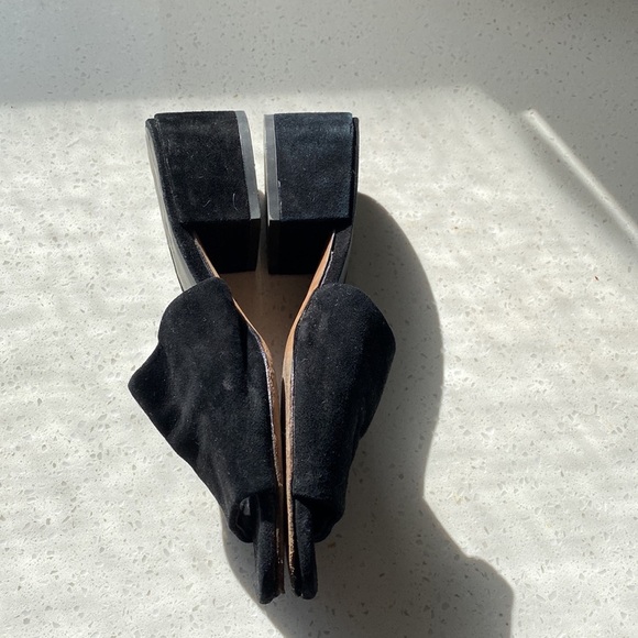 Vince Rachelle suede block heel slides - Picture 3 of 7